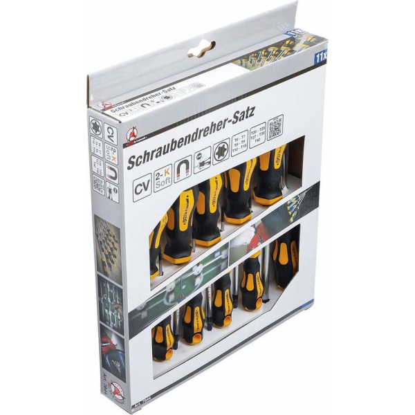 Torx schroevendraaierset 11 delig BGS 7844 Torx schroevendraaierset 11 delig BGS 7844