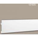 Wandlijst 151605 Profhome Lijstwerk Indirecte verlichting Sierlijst modern design wit 2 m