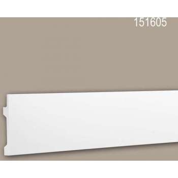 Wandlijst 151605 Profhome Lijstwerk Indirecte verlichting Sierlijst modern design wit 2 m