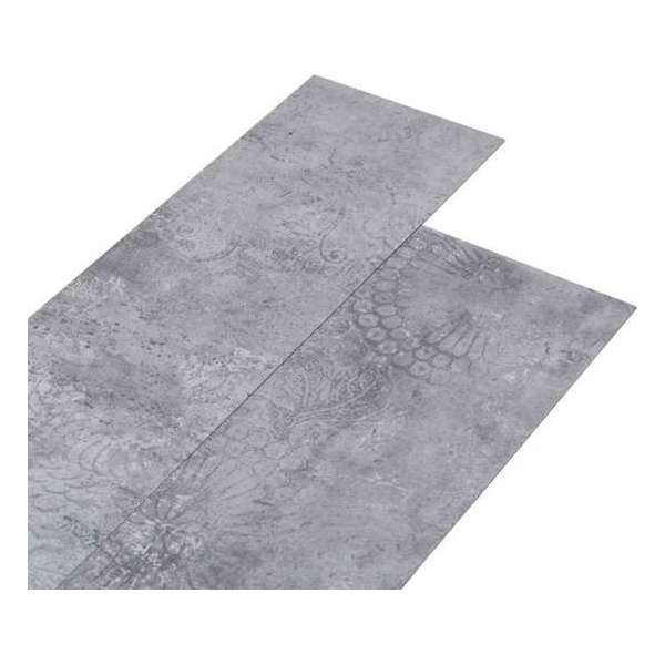 vidaXL Vloerplanken 4.46 m² 3 mm PVC cementgrijs vidaXL Vloerplanken 4.46 m² 3 mm PVC cementgrijs