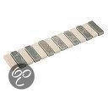 Listello Stick bianco/nero 4,7x23,5 cm -  Mix Prijs per 1 stuk.