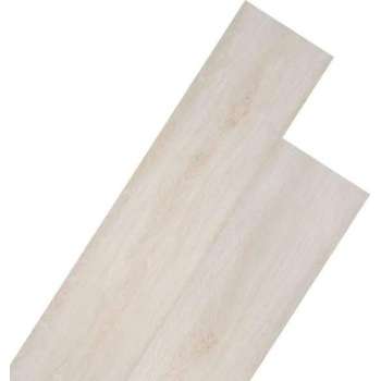 vidaXL Vloerplanken 4.46 m² 3 mm PVC klassiek wit eikenkleurig