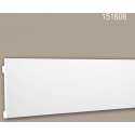 Wandlijst 151606 Profhome Lijstwerk Indirecte verlichting Sierlijst modern design wit 2 m