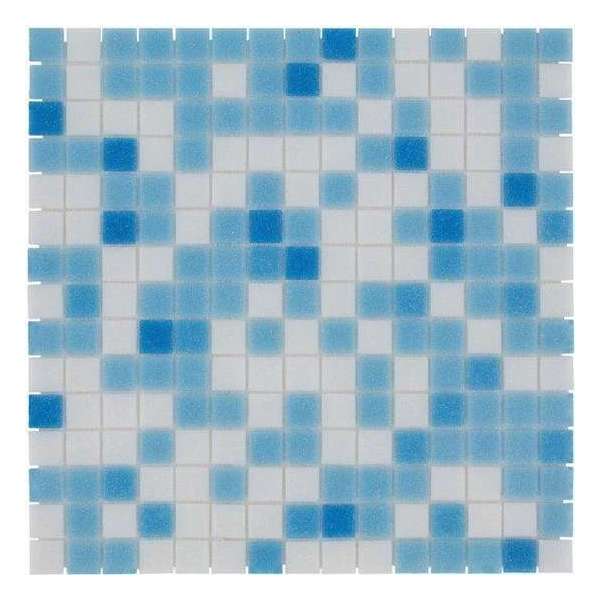 1,04m² - Mozaiek Tegels - Amsterdam Vierkant Licht Blauw Mix 2x2 1,04m² - Mozaiek Tegels - Amsterdam Vierkant Licht Blauw Mix 2x2