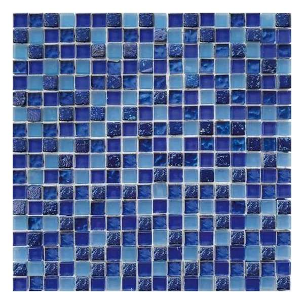 Alfa Mosaico Mozaiek Fantasia mix blauw travertine/glas 1,5x1,5x0,8 cm - Mix, Blauw Prijs per 1 matje. Alfa Mosaico Mozaiek Fantasia mix blauw travertine/glas 1,5x1,5x0,8 cm - Mix, Blauw Prijs per 1 matje.