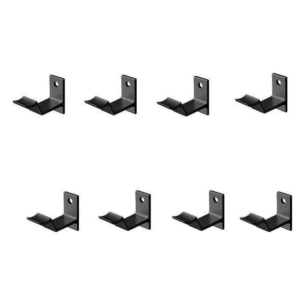 Leuninghouder zwart - Keilboutbevestiging - Hol zadel Hermeta - 3543-18 - 8 stuks Leuninghouder zwart - Keilboutbevestiging - Hol zadel Hermeta - 3543-18 - 8 stuks