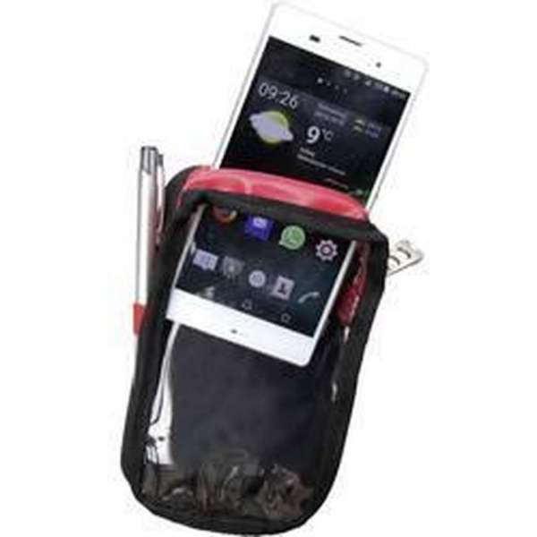 Plano P549XL Smartphonehoes XL Zwart, Rood Plano P549XL Smartphonehoes XL Zwart, Rood