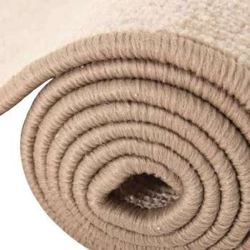 vidaXL Bedtapijten shaggy hoogpolig 3 st beige