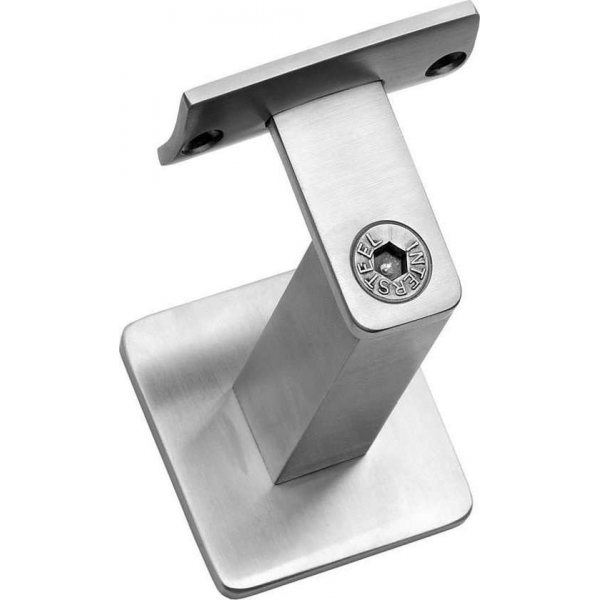 Intersteel Leuninghouder zwaar vierkant hol rvs geborsteld Intersteel Leuninghouder zwaar vierkant hol rvs geborsteld
