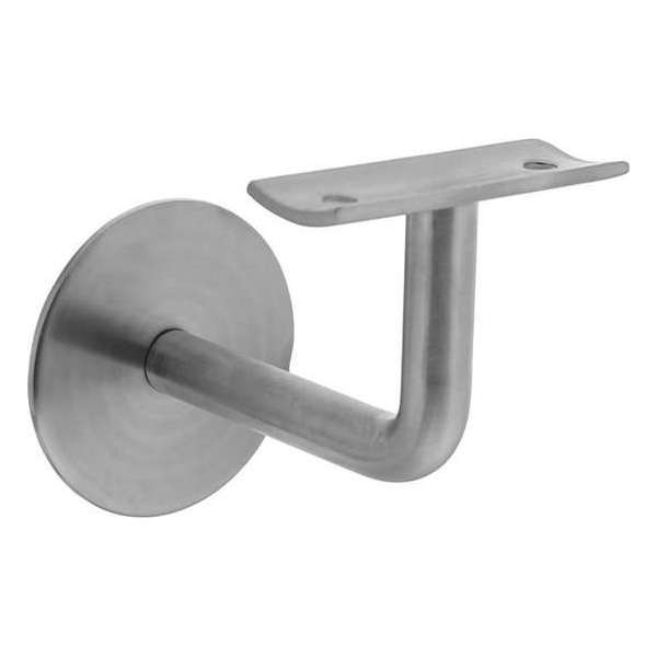 Intersteel Leuninghouder gebogen vlak zadel rvs geborsteld Intersteel Leuninghouder gebogen vlak zadel rvs geborsteld
