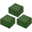 vidaXL Valtegels 18 st 50x50x3 cm rubber groen
