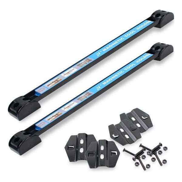 Datona® Magneetstrip voor gereedschapsbord 55 cm (set van 2 stuks) - Magnetisch - Zwart - Blauw Datona® Magneetstrip voor gereedschapsbord 55 cm (set van 2 stuks) - Magnetisch - Zwart - Blauw
