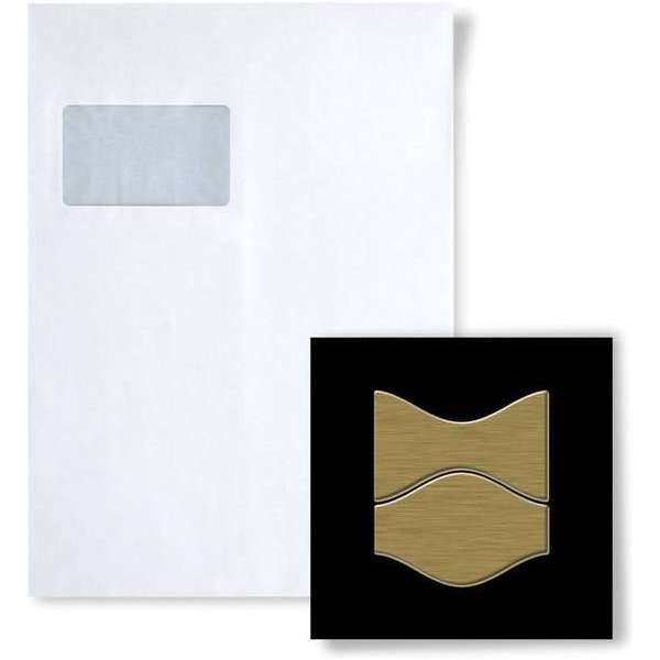 Mozaïek STAAL S-Kismet & Karma-Ti-GB Collectie Kismet & Karma titaan Gold geborsteld Mozaïek STAAL S-Kismet & Karma-Ti-GB Collectie Kismet & Karma titaan Gold geborsteld