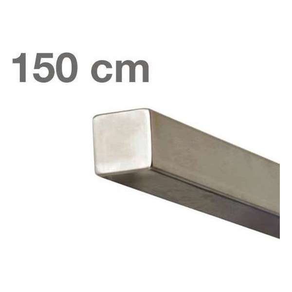 RVS Vierkante Trapleuning 150 cm - Zonder houders RVS Vierkante Trapleuning 150 cm - Zonder houders