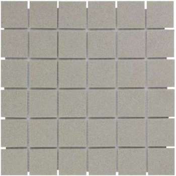 The Mosaic Factory London mozaïektegel 4.8x4.8x0.6cm voor vloer voor binnen en buiten vierkant Keramiek Grijs Spikkel