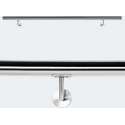 Trapleuning - RVS - Trapleuning RVS - Geborsteld - Incl. 2 houders - 170 cm