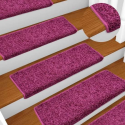 vidaXL Trapmatten 15 st 65x25 cm paars  VDXL_134580