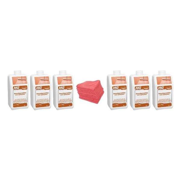 HG tegel beschermfilm met zijdeglans (product 14) Doos 6 Stuks + 10 Microvezeldoeken