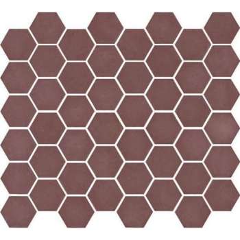 1m² -Mozaiek Valencia Hexagon Bordeaux 4,3x4,9