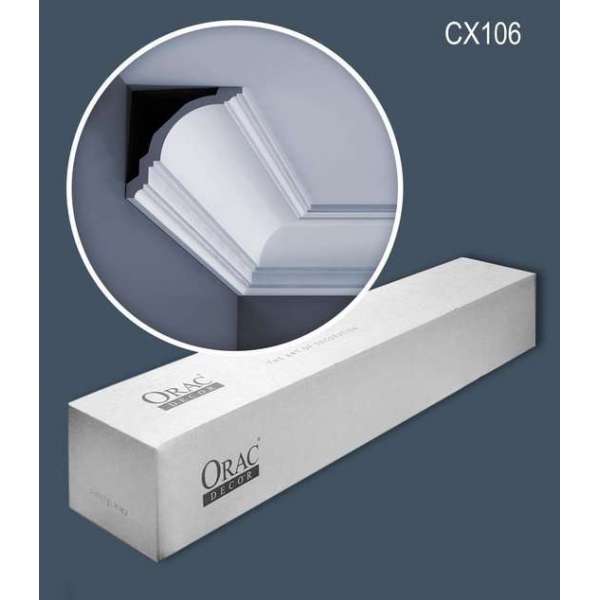 1 doos 13 Kroonlijsten Origineel Orac Decor CX106 AXXENT Plafondlijsten Sierlijsten 26 m 1 doos 13 Kroonlijsten Origineel Orac Decor CX106 AXXENT Plafondlijsten Sierlijsten 26 m
