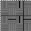 Terrastegels 30x30 cm 1 m² HKC grijs 11 st