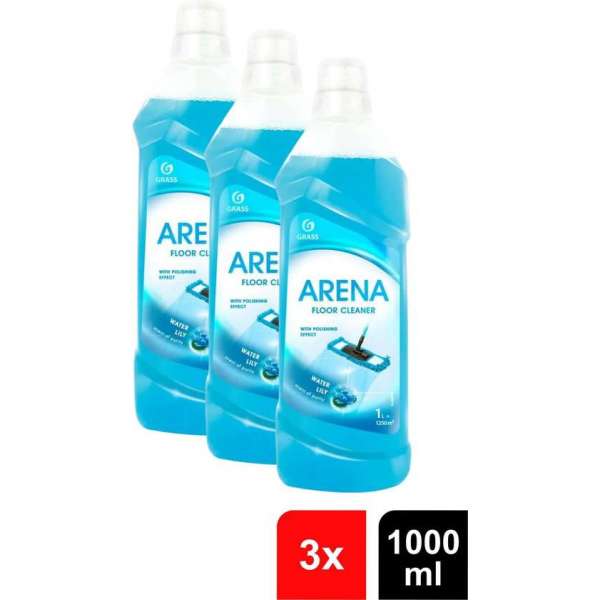 Grass Arena - Laminaatreiniger - 3 x 1 Liter - Alle Vloeren - Voordeelverpakking Grass Arena - Laminaatreiniger - 3 x 1 Liter - Alle Vloeren - Voordeelverpakking