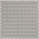 The Mosaic Factory London mozaïektegel 2.3x2.3x0.6cm wandtegel voor binnen en buiten vierkant porselein grijs ongeglazuurd