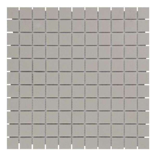 The Mosaic Factory London mozaïektegel 2.3x2.3x0.6cm wandtegel voor binnen en buiten vierkant porselein grijs ongeglazuurd The Mosaic Factory London mozaïektegel 2.3x2.3x0.6cm wandtegel voor binnen en buiten vierkant porselein grijs ongeglazuurd