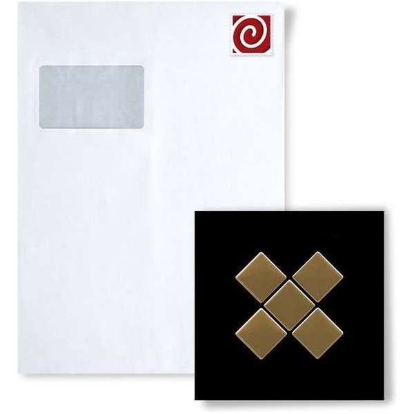 Mozaïek STAAL S-Diamond-Ti-GM Collectie Diamond titaan Gold hoogglanzend Mozaïek STAAL S-Diamond-Ti-GM Collectie Diamond titaan Gold hoogglanzend
