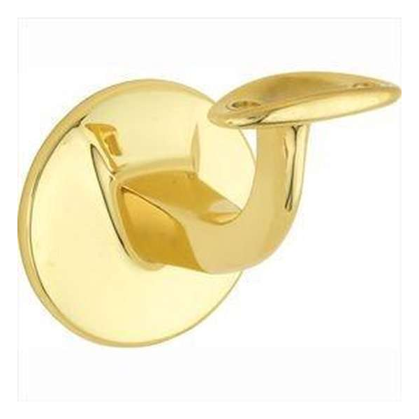 Leuninghouder Elegant met Hol Zadel Verborgen Messing Ongelakt Leuninghouder Elegant met Hol Zadel Verborgen Messing Ongelakt