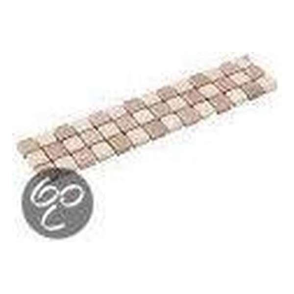 Listello Mozaiek rose 5,0x23,5 cm -  Rose Prijs per 1 stuk.