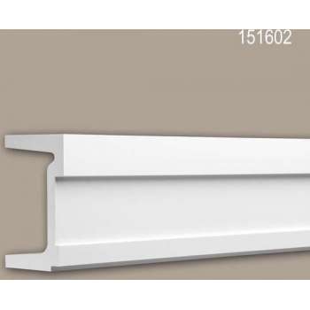 Wandlijst 151602 Profhome Lijstwerk Sierlijst Frieslijst modern design wit 2 m