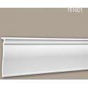 Wandlijst 151601 Profhome Lijstwerk Sierlijst Frieslijst modern design wit 2 m