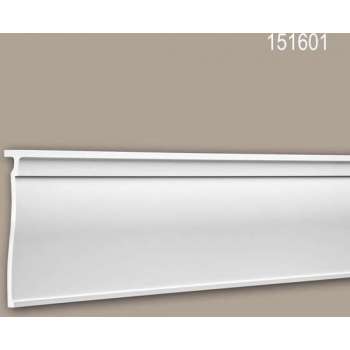 Wandlijst 151601 Profhome Lijstwerk Sierlijst Frieslijst modern design wit 2 m