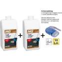 HG tegelreiniger streeploos (product 18) - 2 stuks - Gratis Knijpkat - Gratis Zaklamp