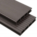 Terrasplanken HKC met accessoires 10 m² 4 m donkerbruin