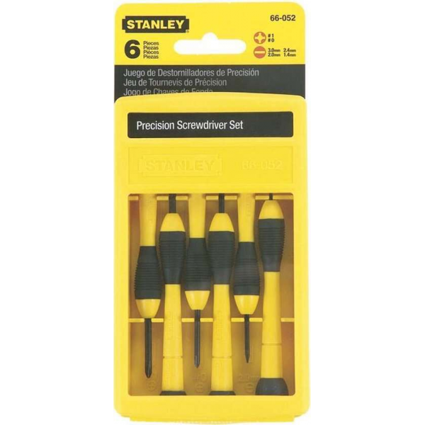 Stanley 6-Delige Cushiongrip Schroevendraaierset Instrument Stanley 6-Delige Cushiongrip Schroevendraaierset Instrument