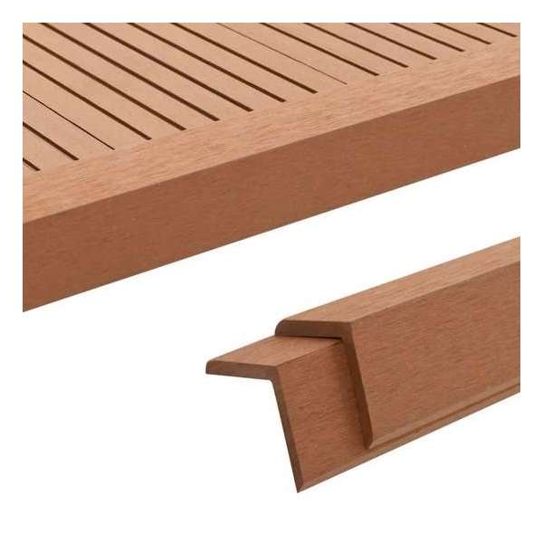 Terras hoekplinten 170 cm HKC lichtbruin 5 st Terras hoekplinten 170 cm HKC lichtbruin 5 st
