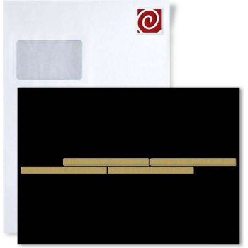 Mozaïek STAAL S-Avenue-Ti-GB Collectie Avenue titaan Gold geborsteld