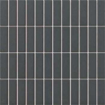 0,9m² -Mozaiek London Rechthoek Zwart 7,3x2,3