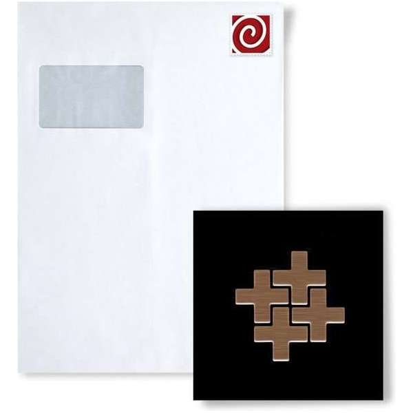Mozaïek STAAL S-Swiss Cross-Ti-AB Collectie Swiss Cross titaan Amber geborsteld Mozaïek STAAL S-Swiss Cross-Ti-AB Collectie Swiss Cross titaan Amber geborsteld