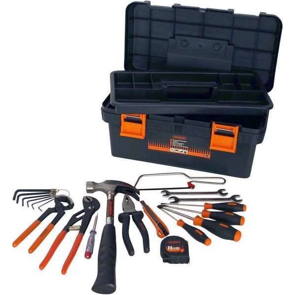 Skandia Gereedschapskoffer - Toolbox - Startset 16-delig Skandia Gereedschapskoffer - Toolbox - Startset 16-delig