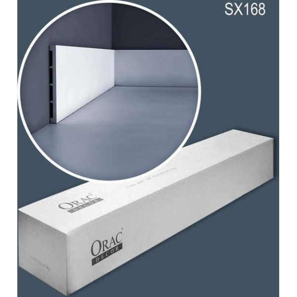 Orac Decor SX168-box AXXENT SQUARE 1 doos 17 stukken Plint 34 m Orac Decor SX168-box AXXENT SQUARE 1 doos 17 stukken Plint 34 m