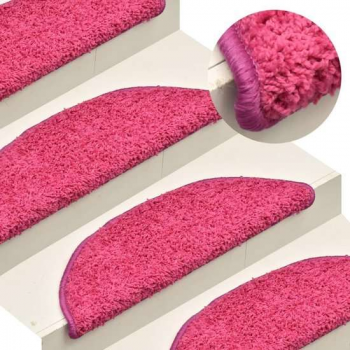 vidaXL Trapmatten 15 st 65x21x4 cm roze  VDXL_322381