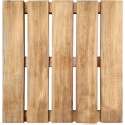 18 st Terrastegels 50x50 cm FSC hout bruin