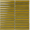 The Mosaic Factory Sevilla mozaïektegel 2x14.5x0.8cm voor wand kitkat finger Keramiek geel