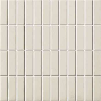 0,9m² -Mozaiek London Rechthoek Wit 7,3x2,3