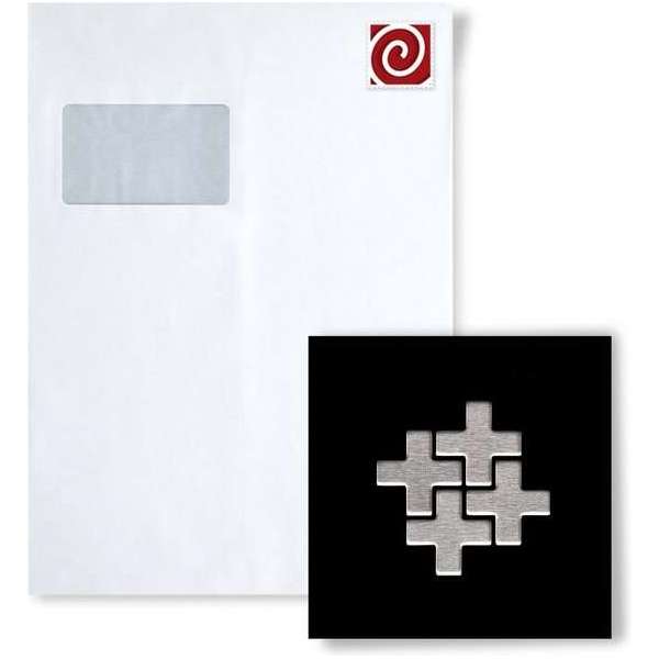 Mozaïek STAAL S-Swiss Cross-S-S-B Collectie Swiss Cross roestvrij staal geborsteld Mozaïek STAAL S-Swiss Cross-S-S-B Collectie Swiss Cross roestvrij staal geborsteld
