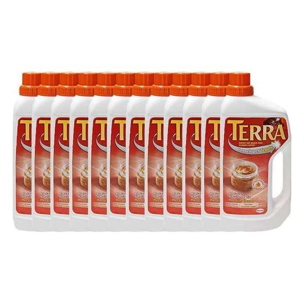 Terra Tegels met Lijnoliezeep - 12 x 1L - Voordeelverpakking Terra Tegels met Lijnoliezeep - 12 x 1L - Voordeelverpakking