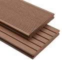 Terrasplanken met accessoires 20 m² 2,2 m HKC lichtbruin